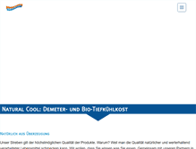 Tablet Screenshot of natural-cool.de